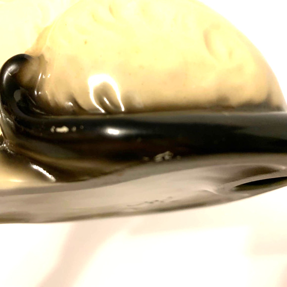 Vintage Harvey Knox Ceramic Calico Cat Blue Eyes Signed - Picture 6 of 15